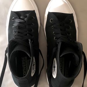 Black Chuck Taylor Converse II Lunarlon